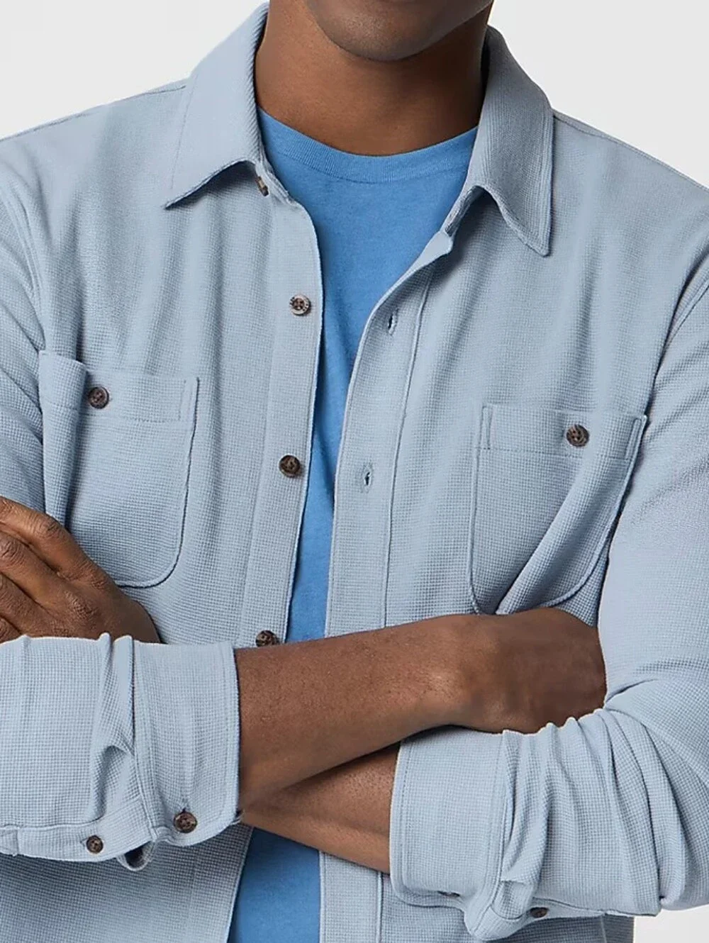 J. Crew Men's Waffle-Knit Shirt New Size XXL